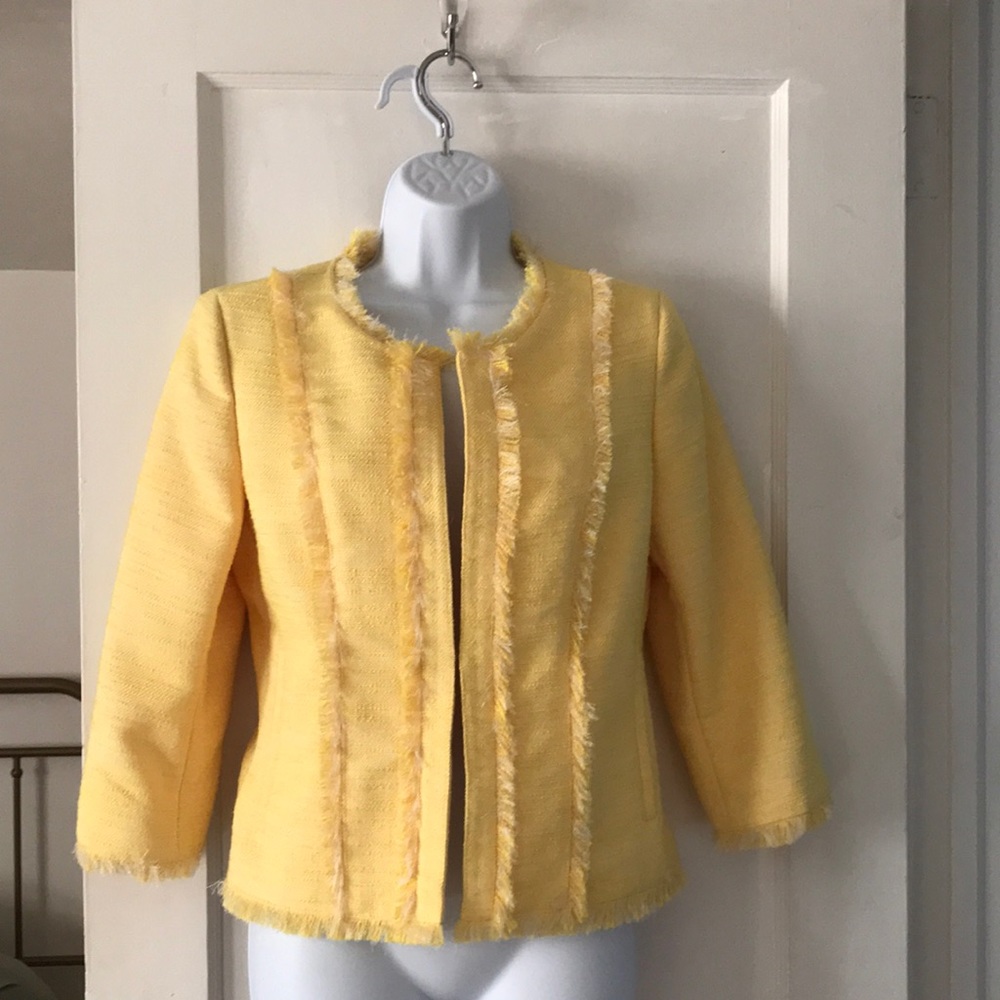Yellow blazer/suit jacket